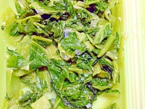 シリコーンスチーマーでまんばの塩麹和え